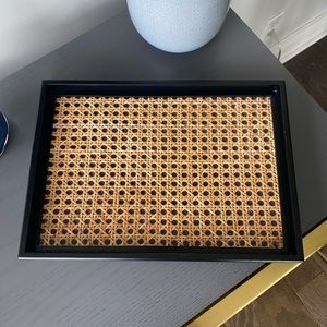 Rattan tray 13.5 x 10 inches - great condition, no imperfections.